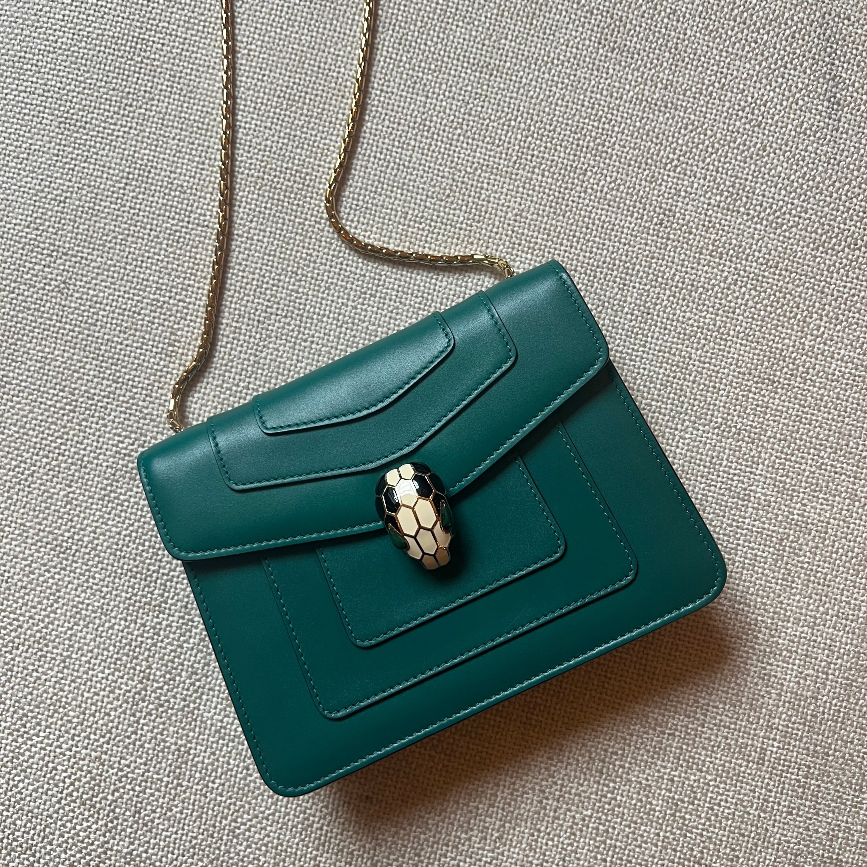 Bvlgari Serpentini Forever Leather Crossbody Bag