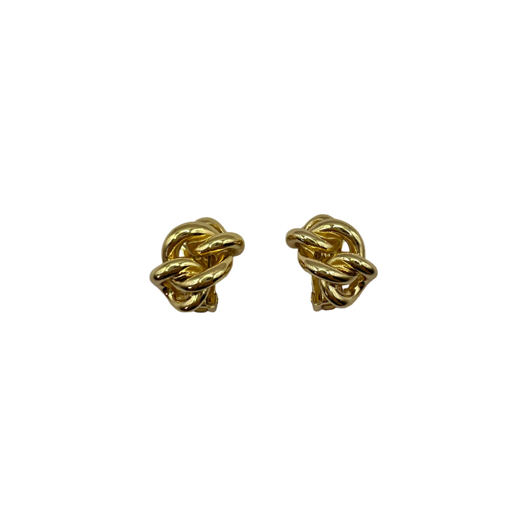 Gold Christian Dior Chain earrings