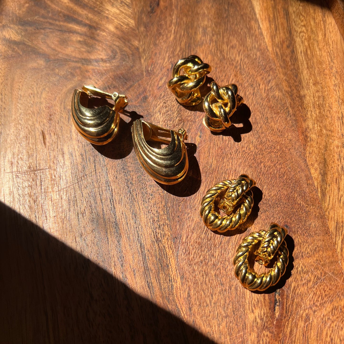 Dior Vintage Chain Link Earrings