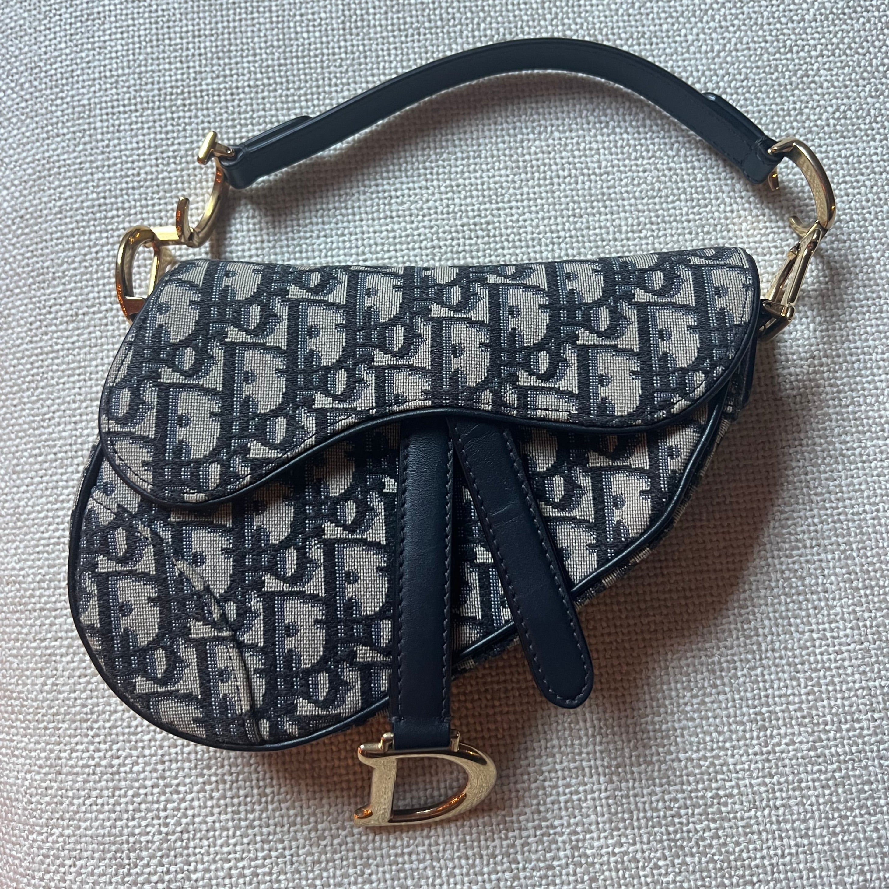 Christian Dior Signature Mini Saddle bag