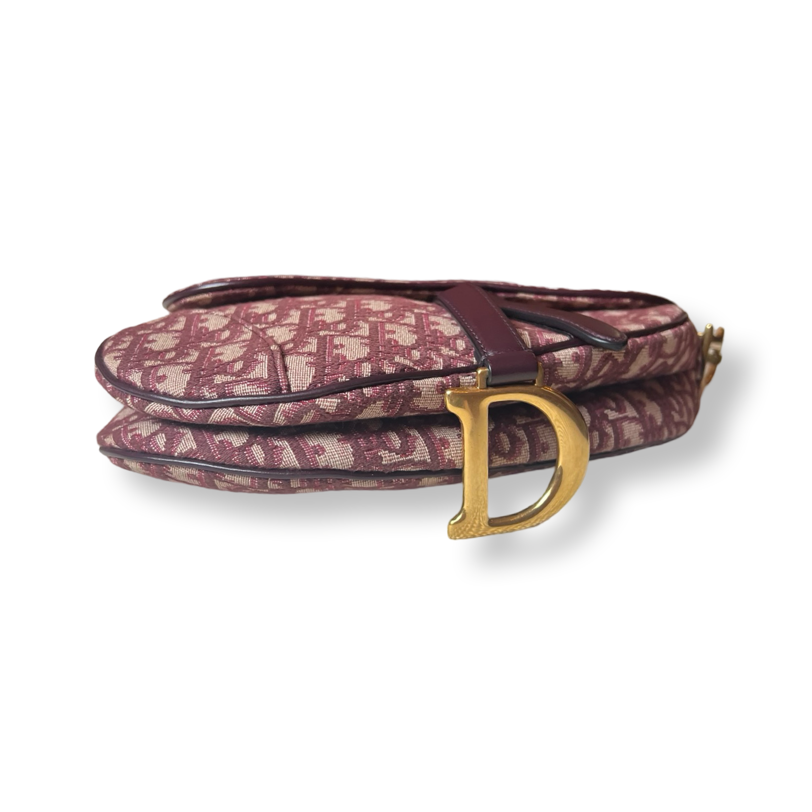 Christian Dior Signature Saddle Bag Red