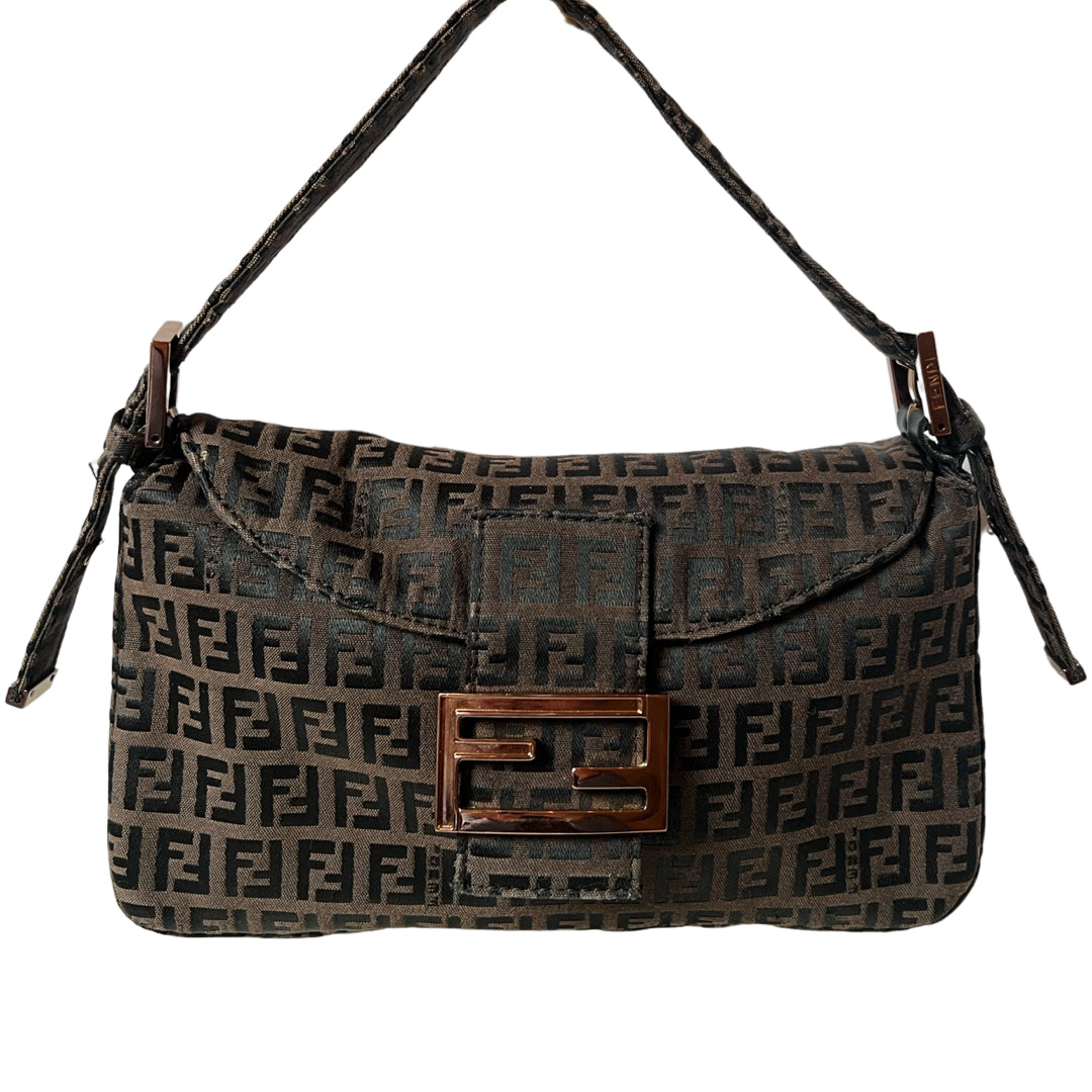 Fendi Zucchino dark brown & black 