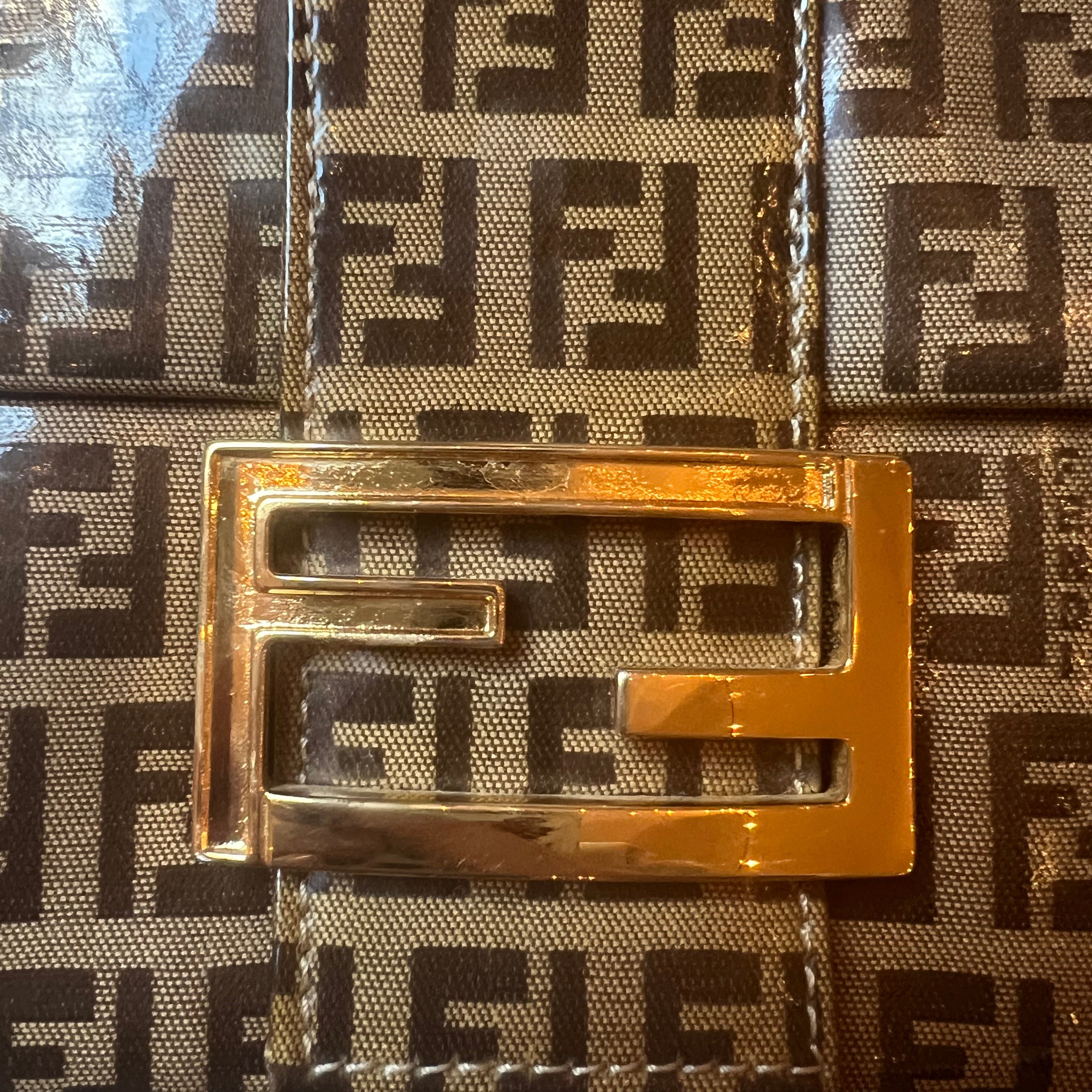 Patent Leather Fendi Baguette Mama Size Vintage Authentic