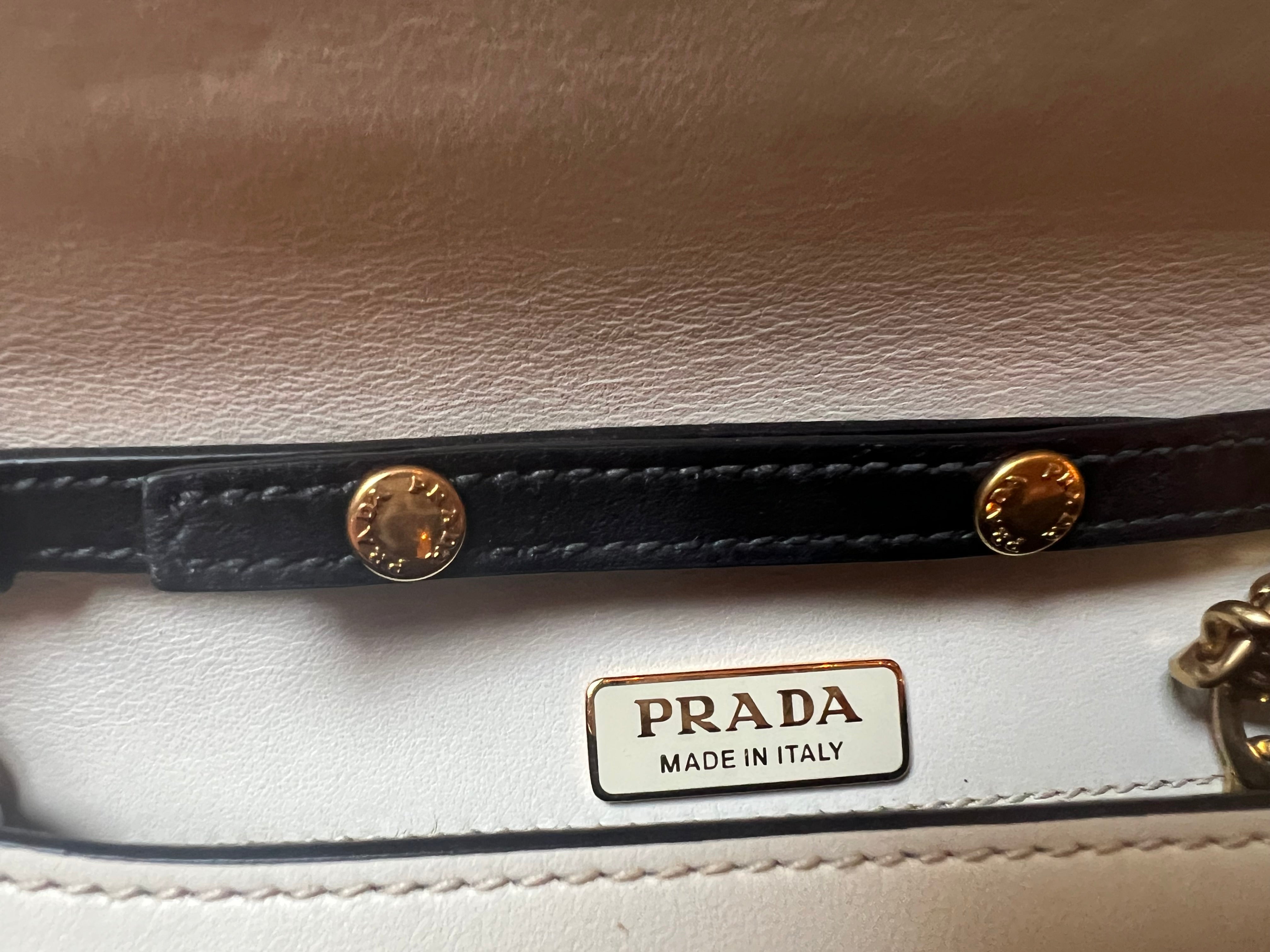 Prada Moon & stars bag black and white