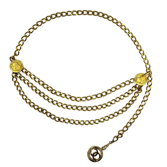 Vintage Chanel Gold Chain Belt