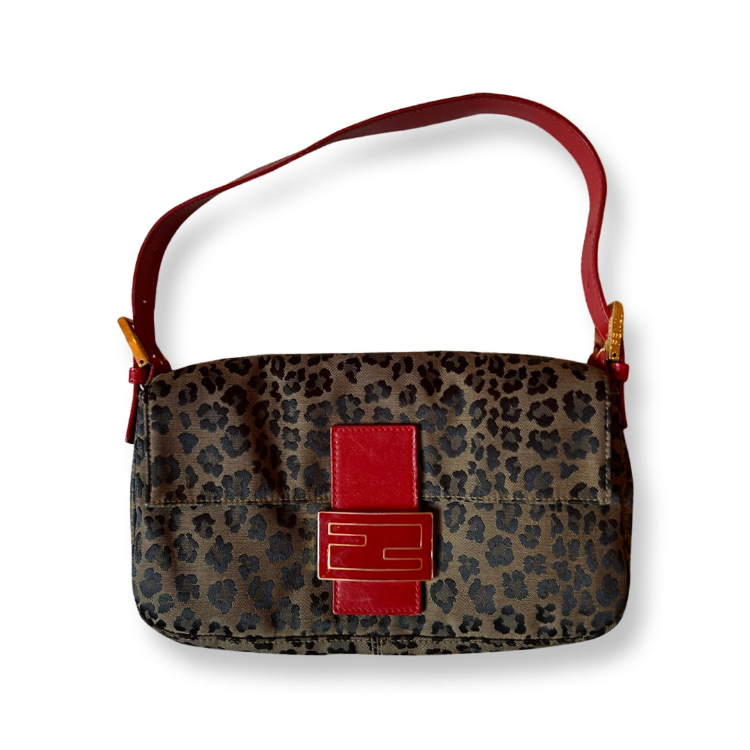 Fendi Leopard Baguette