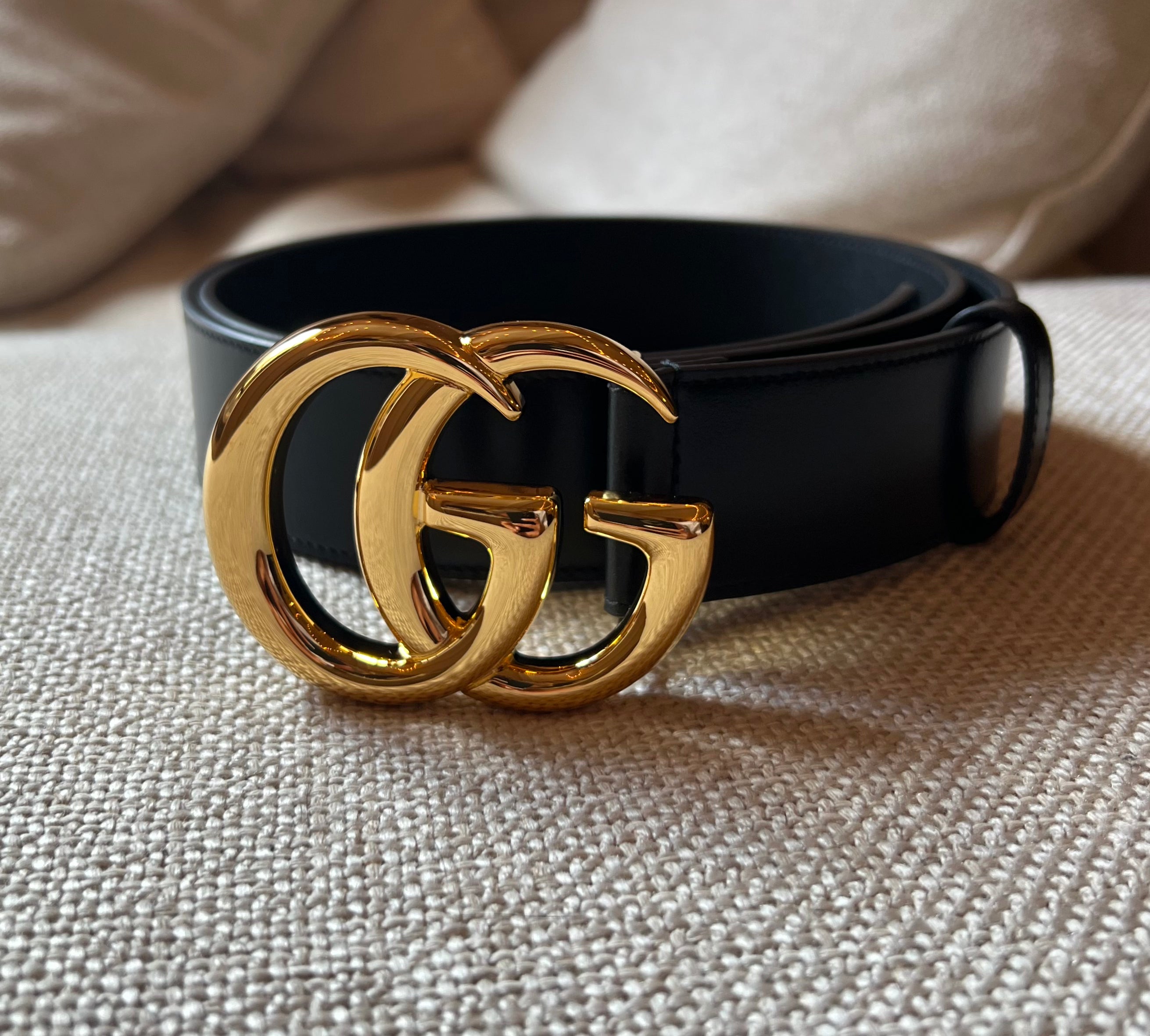 Gucci Marmont Wide Leather Belt