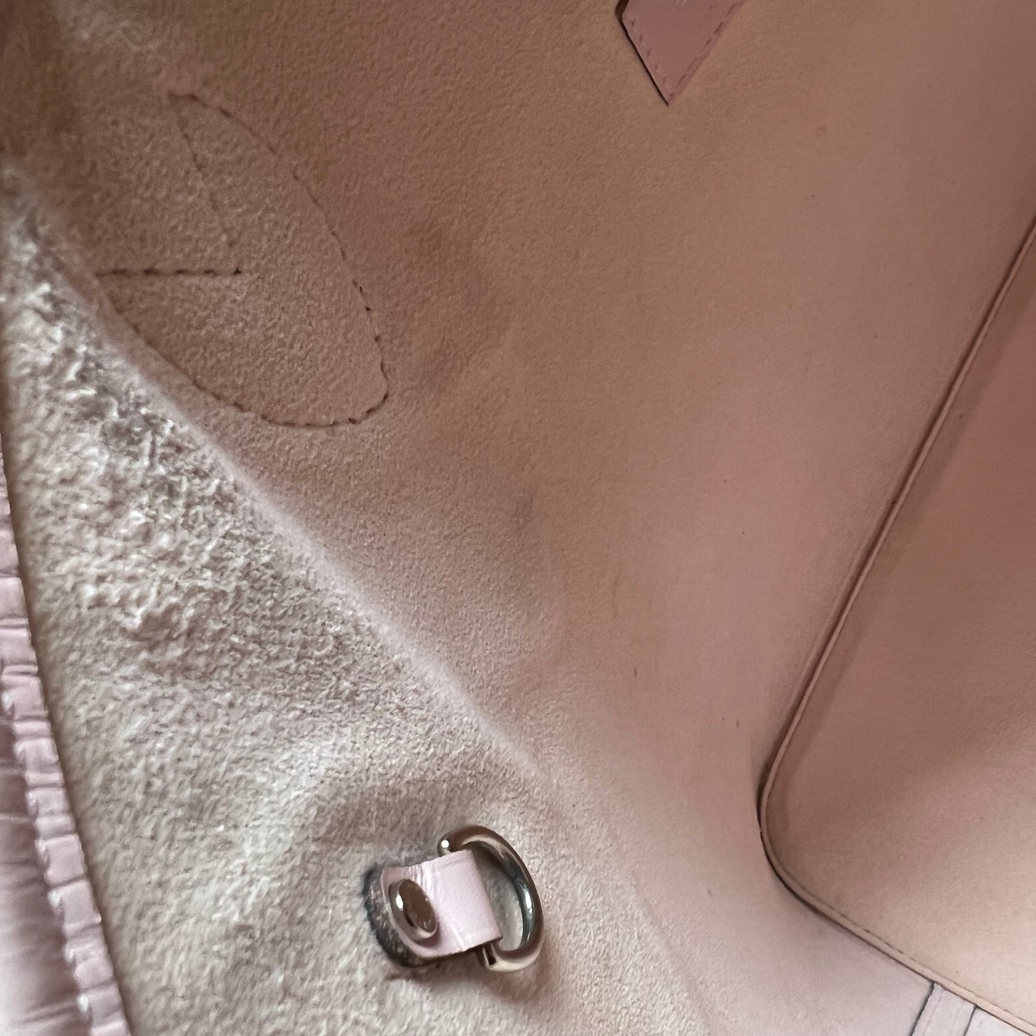 Louis Vuitton Neverfull MM interior pink Dark brown ref.323508