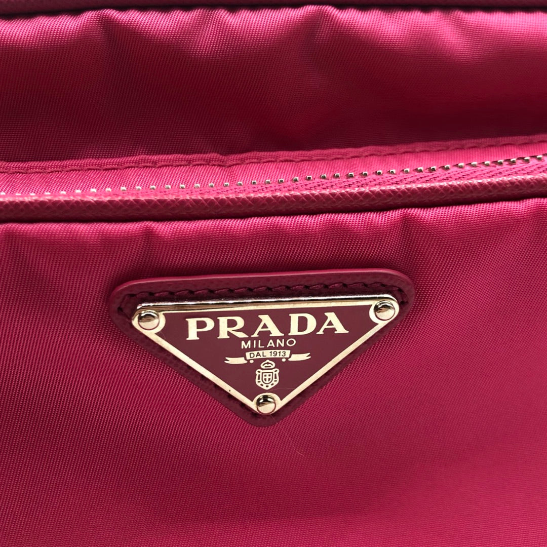 Prada bag in nylon and saffiano leather